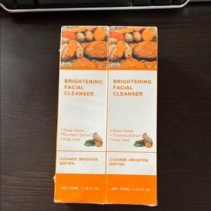 Turmeric Brightening Facial Cleanser - Orange